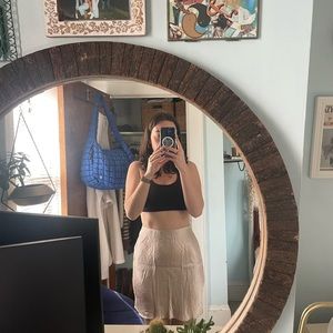 Aritzia silk skirt